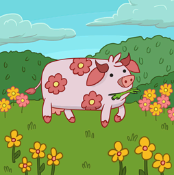 Icono de Flower Cow