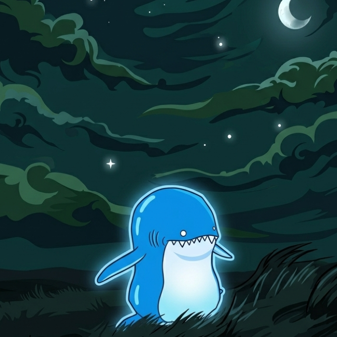 Icono de Night-Shiny Shark Kid